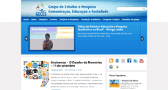Desktop Screenshot of geces.com.br